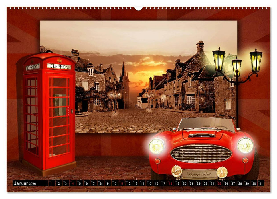 Oldtimer Romantik (CALVENDO Wandkalender 2026)