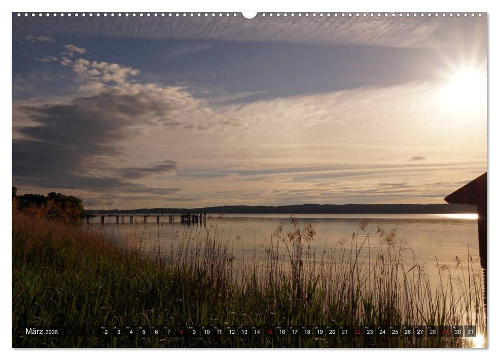 Seestärke - Der Ammersee (CALVENDO Premium Wandkalender 2026)