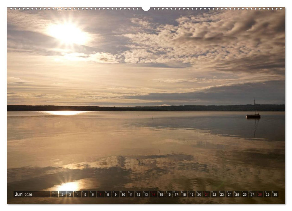 Seestärke - Der Ammersee (CALVENDO Premium Wandkalender 2026)