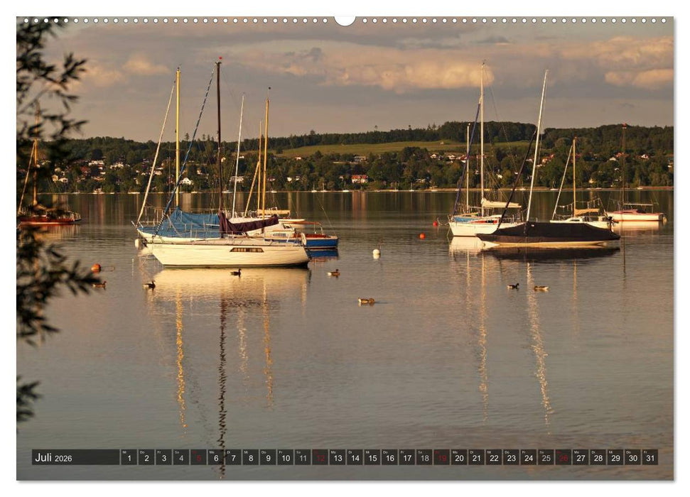 Seestärke - Der Ammersee (CALVENDO Premium Wandkalender 2026)