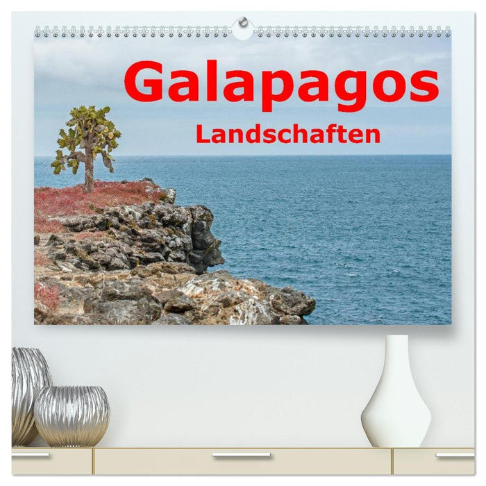 Galapagos- Landschaften (CALVENDO Premium Wandkalender 2026)