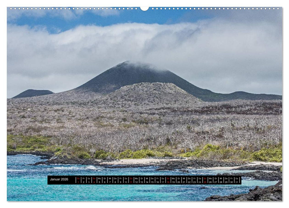Galapagos- Landschaften (CALVENDO Premium Wandkalender 2026)