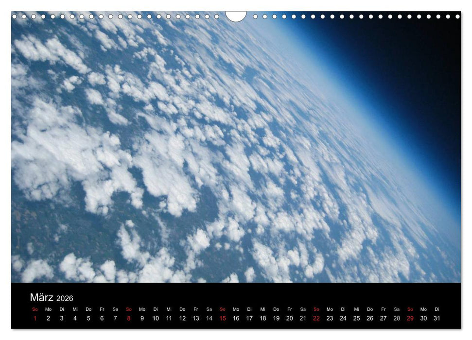 Eine Reise in die Stratosphäre (CALVENDO Wandkalender 2026)