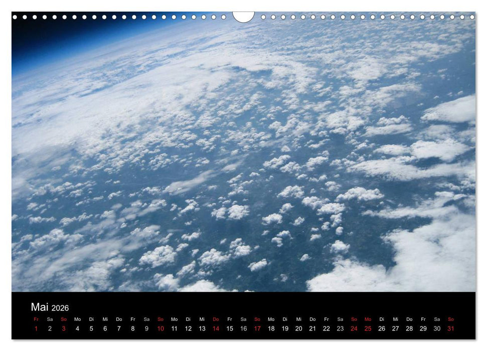 Eine Reise in die Stratosphäre (CALVENDO Wandkalender 2026)