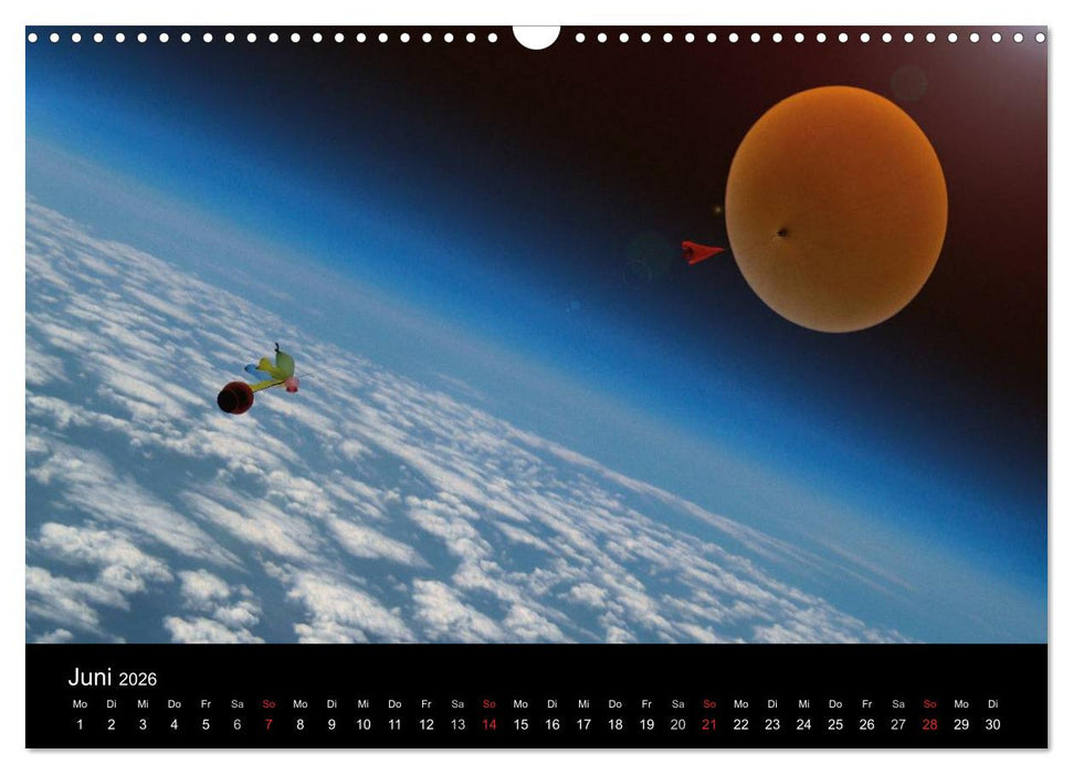 Eine Reise in die Stratosphäre (CALVENDO Wandkalender 2026)