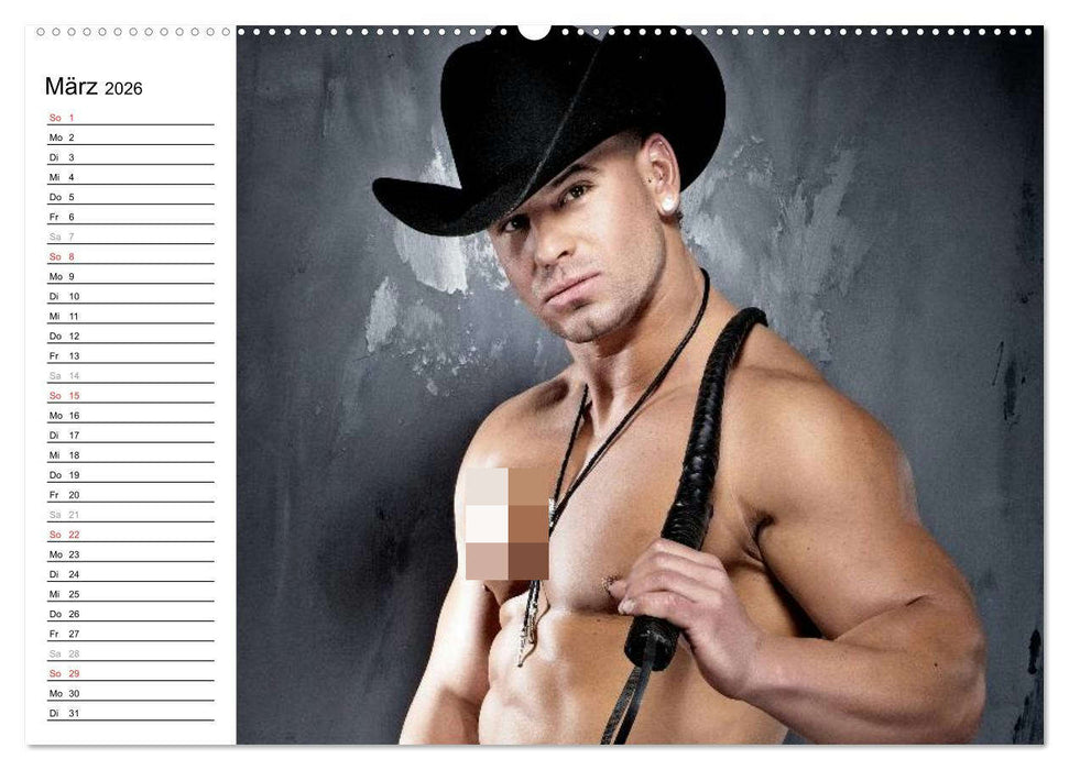 Männer - Maskuline Ästhetik (CALVENDO Wandkalender 2026)