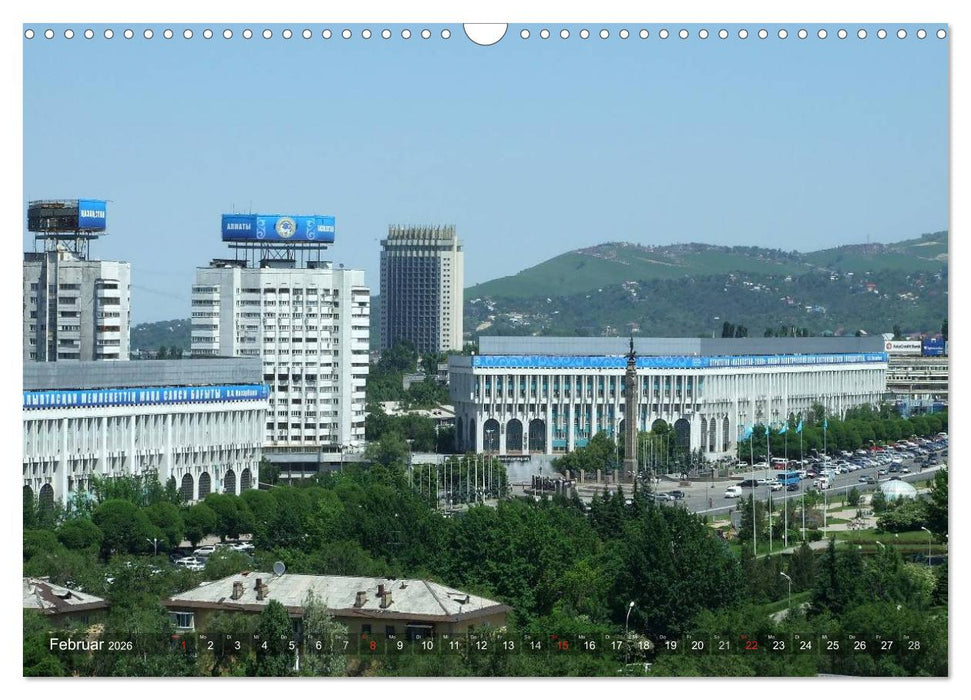 Kasachstan - Eine Bilder-Reise (CALVENDO Wandkalender 2026)