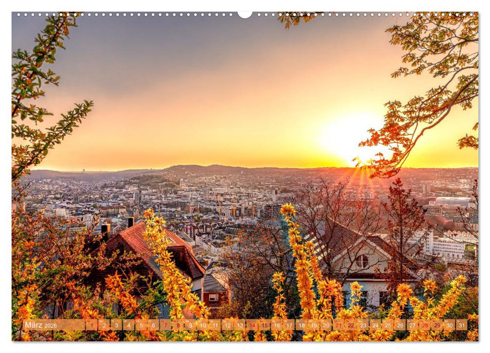 Malerisches Stuttgart (CALVENDO Wandkalender 2026)