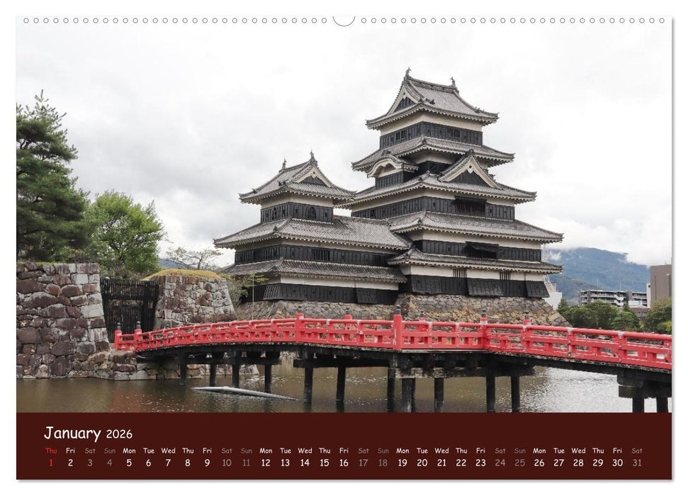 Japan - modern and traditional (CALVENDO Monthly Calendar 2026)