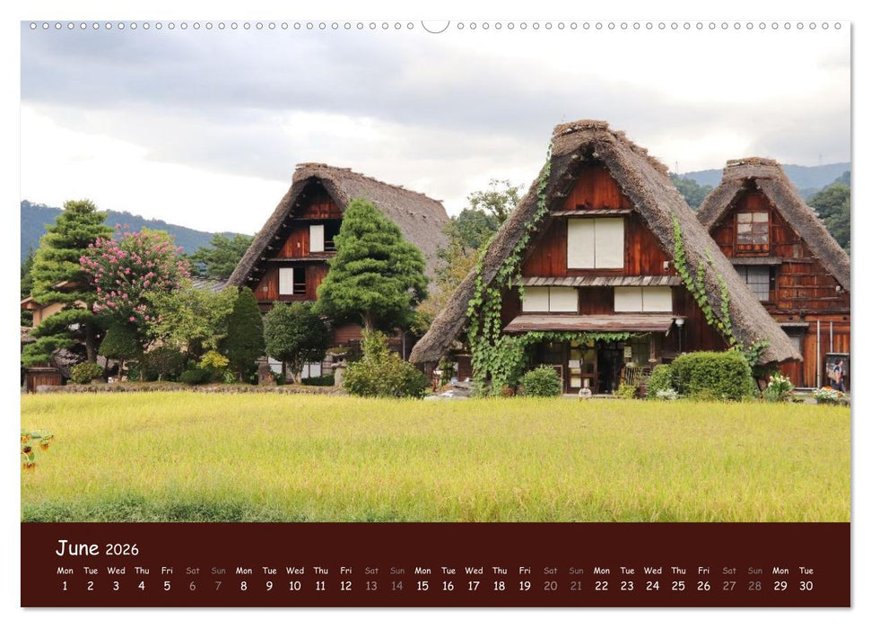 Japan - modern and traditional (CALVENDO Monthly Calendar 2026)