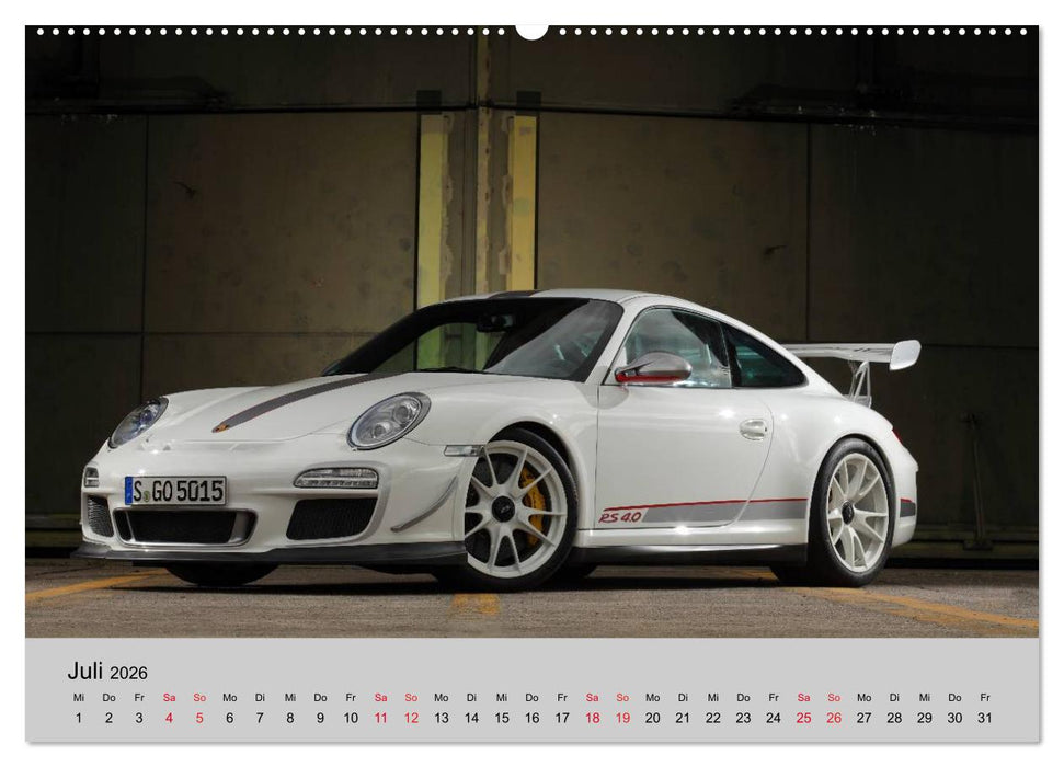 Porsche GT3RS 4,0 (CALVENDO Premium Wandkalender 2026)
