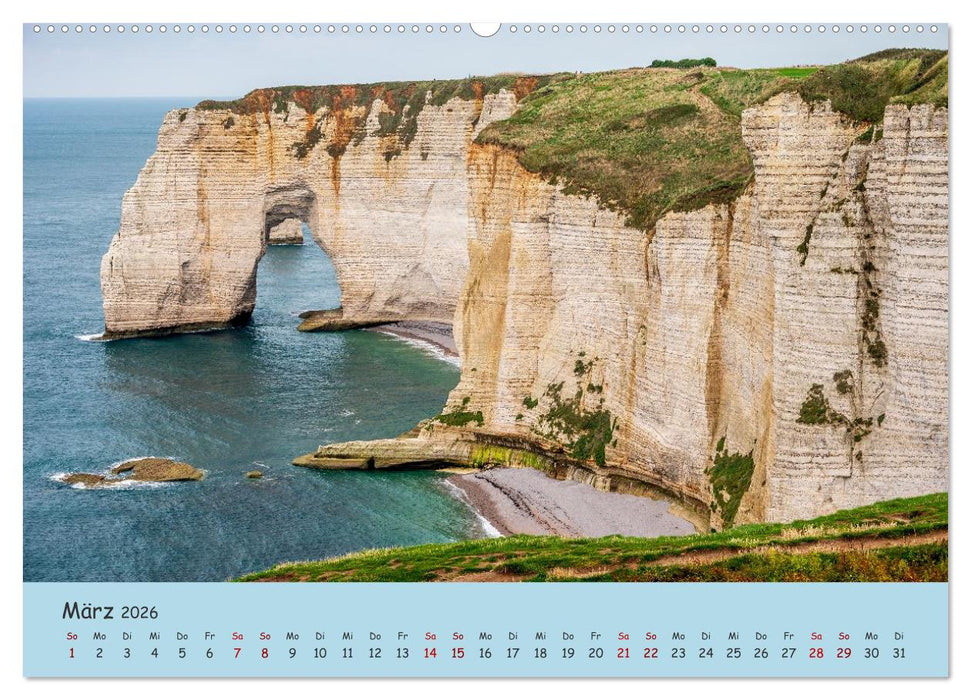Unterwegs in der Normandie (CALVENDO Premium Wandkalender 2026)
