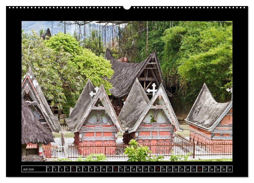 Sumatra – Architektur und Landschaft (CALVENDO Premium Wandkalender 2026)