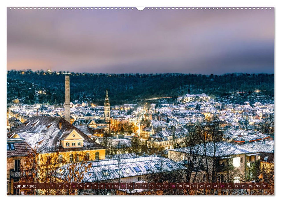Malerisches Stuttgart (CALVENDO Premium Wandkalender 2026)