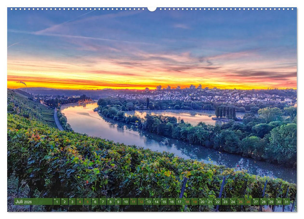Malerisches Stuttgart (CALVENDO Premium Wandkalender 2026)