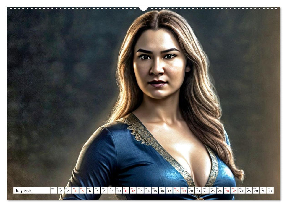 The Muse Moira in Twelve Facets (CALVENDO Premium-Calendar 2026)