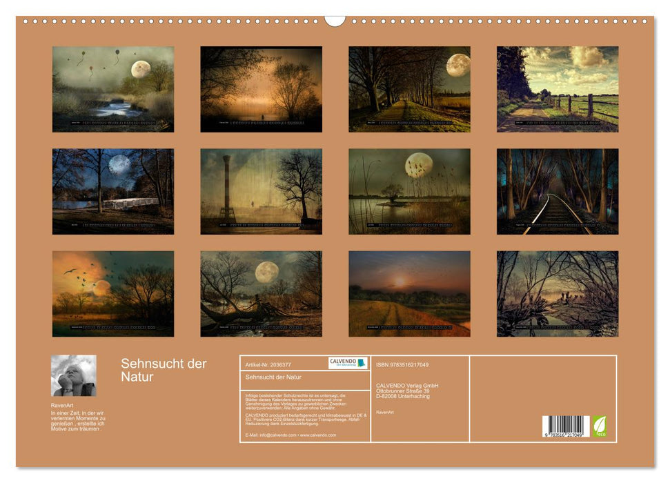 Sehnsucht der Natur (CALVENDO Wandkalender 2026)
