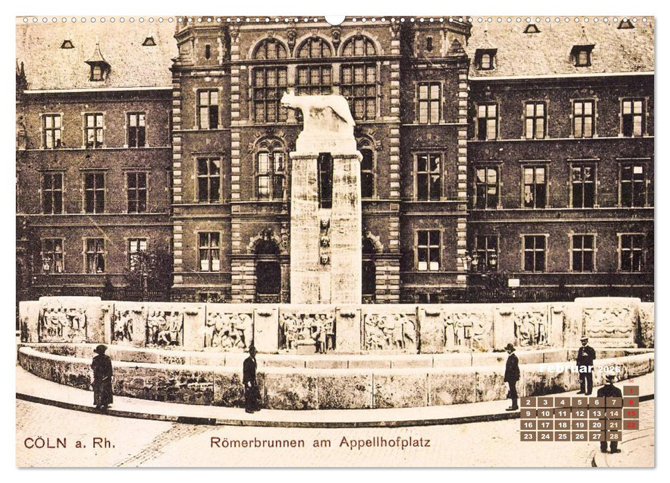 Historisches Köln – Die Stadt auf historischen Karten (CALVENDO Wandkalender 2026)