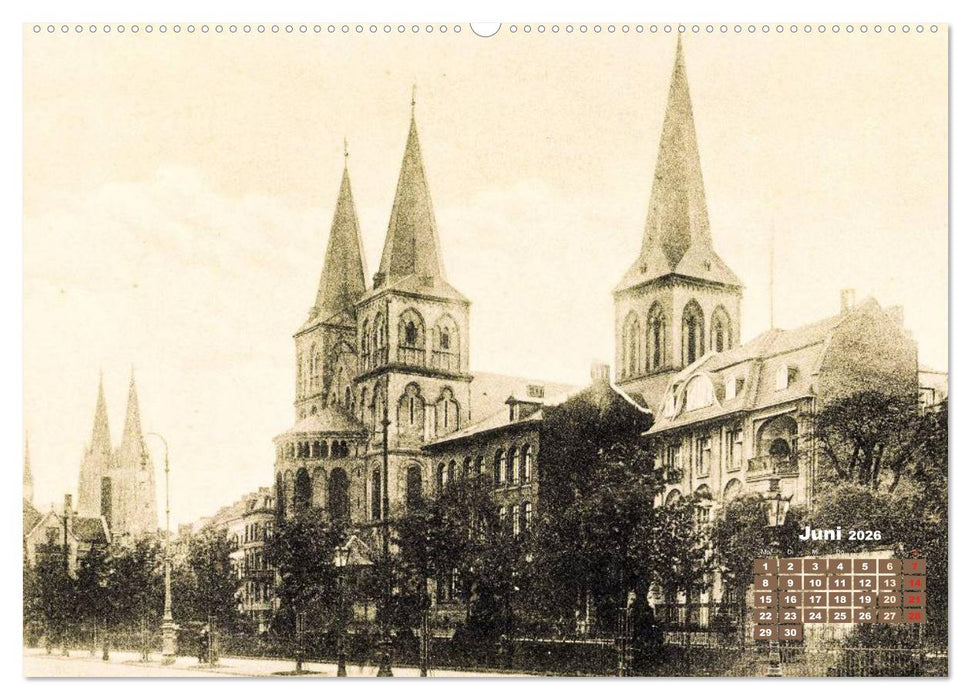 Historisches Köln – Die Stadt auf historischen Karten (CALVENDO Wandkalender 2026)