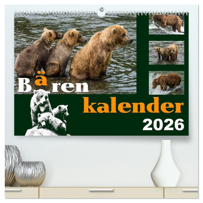 Bärenkalender (CALVENDO Premium Wandkalender 2026)