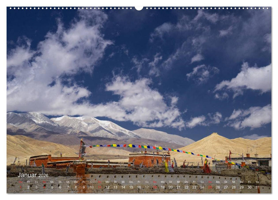 Faszinierende Landschaften der Welt: Königreich Mustang (CALVENDO Premium Wandkalender 2026)