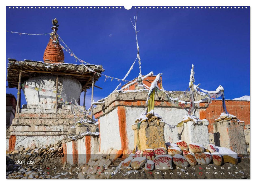 Faszinierende Landschaften der Welt: Königreich Mustang (CALVENDO Premium Wandkalender 2026)