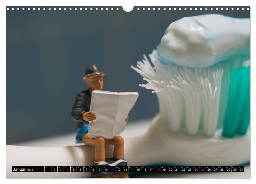 Überleben in der großen Welt - HO Figuren (CALVENDO Wandkalender 2026)