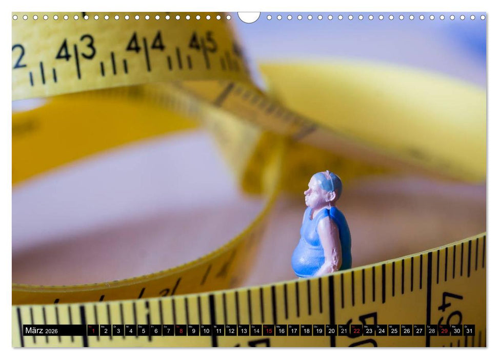 Überleben in der großen Welt - HO Figuren (CALVENDO Wandkalender 2026)