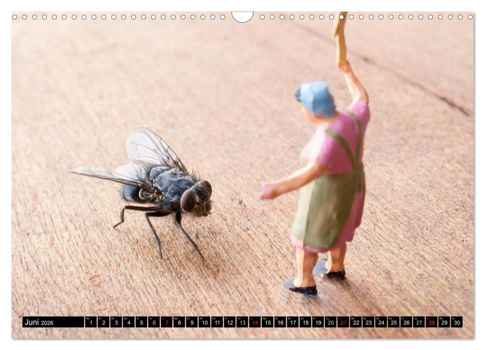 Überleben in der großen Welt - HO Figuren (CALVENDO Wandkalender 2026)