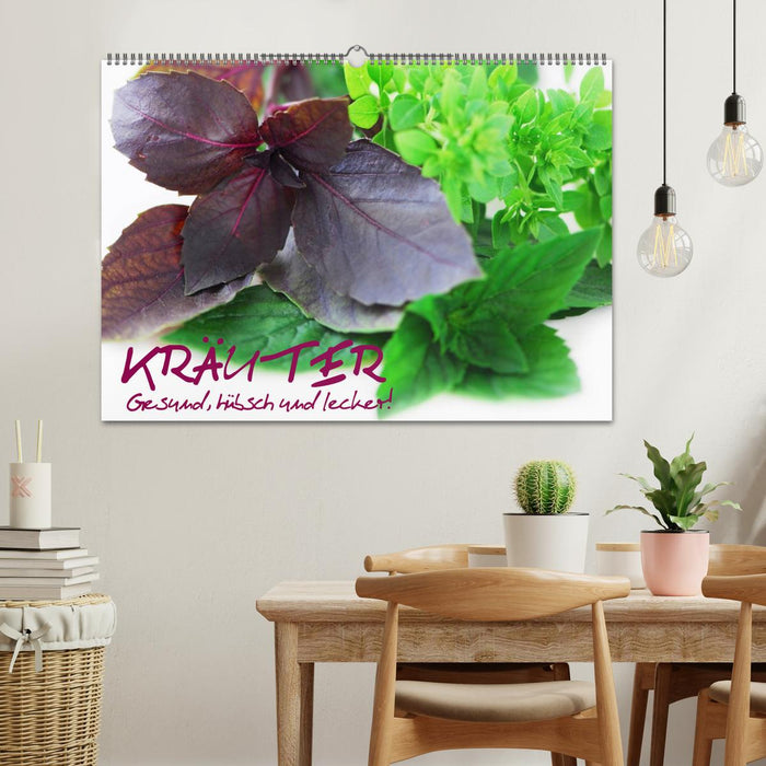 Kräuter - Gesund, hübsch und lecker (CALVENDO Wandkalender 2026)