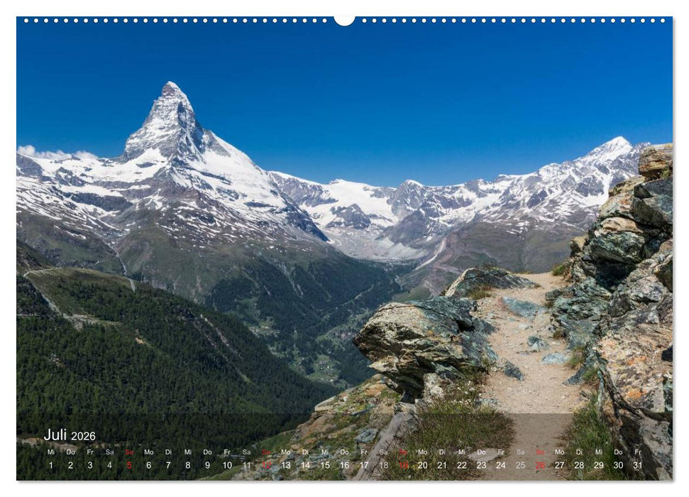 Faszinierende Landschaften der Welt: Traumberge und Wanderparadiese (CALVENDO Premium Wandkalender 2026)