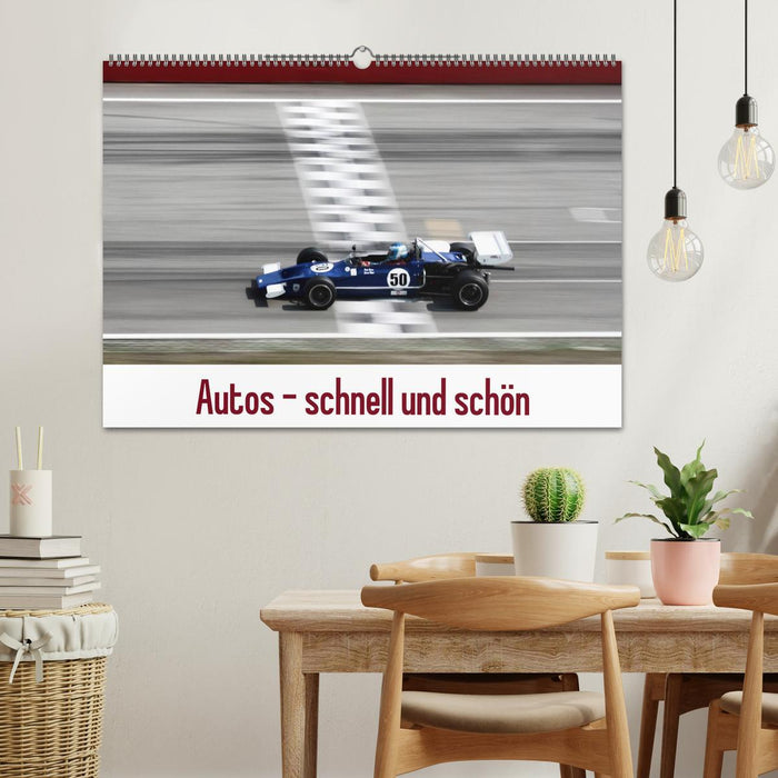 Autos - schnell und schön (CALVENDO Wandkalender 2026)