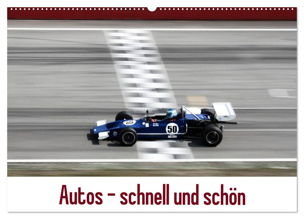 Autos - schnell und schön (CALVENDO Wandkalender 2026)