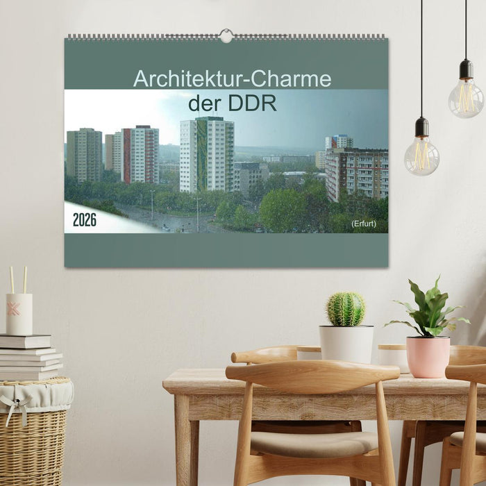 Architektur-Charme der DDR (Erfurt) (CALVENDO Wandkalender 2026)