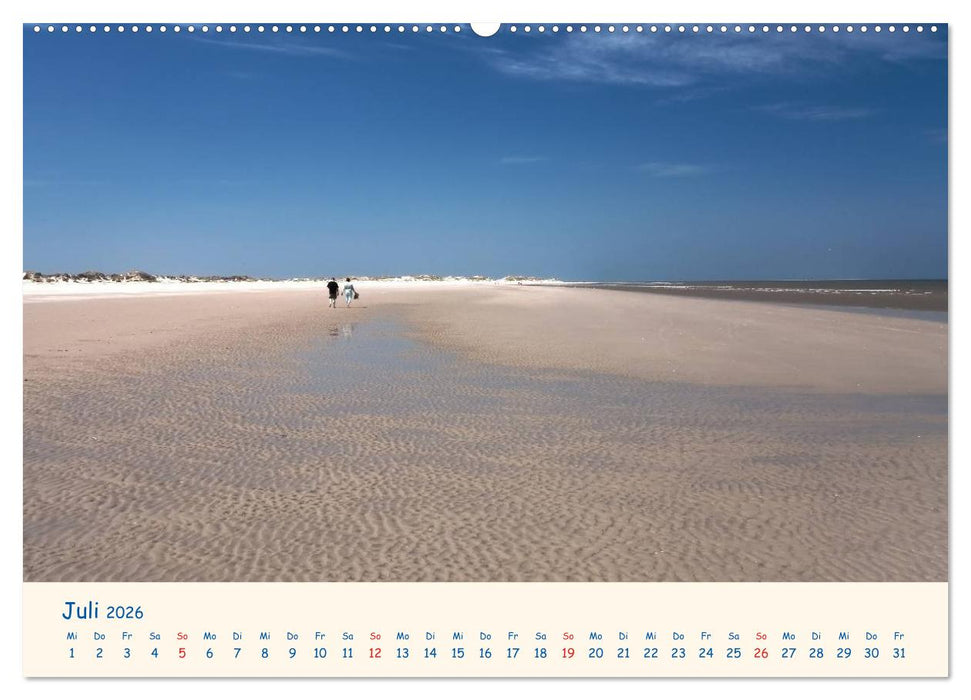 Urlaub auf Borkum (CALVENDO Premium Wandkalender 2026)