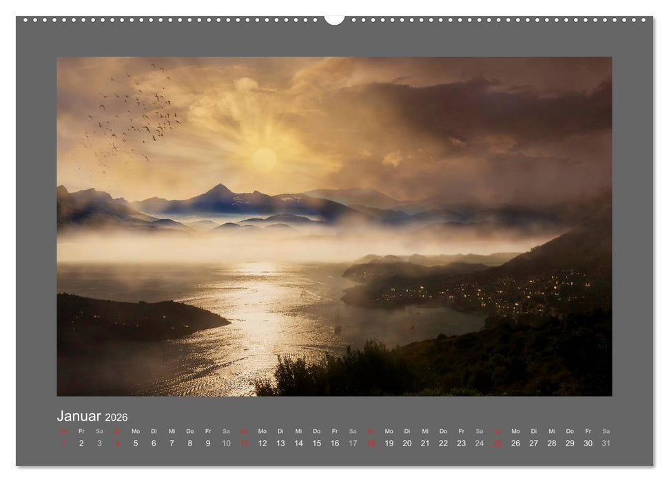 Zauber des Lichtes (CALVENDO Premium Wandkalender 2026)