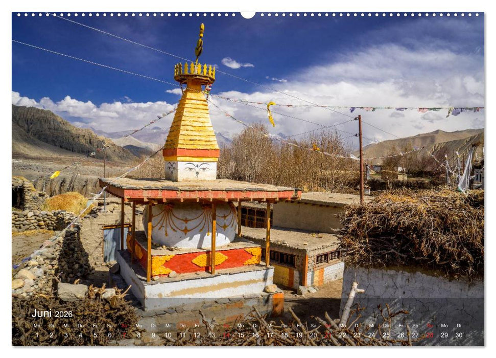 Faszinierende Landschaften der Welt: Königreich Mustang (CALVENDO Wandkalender 2026)