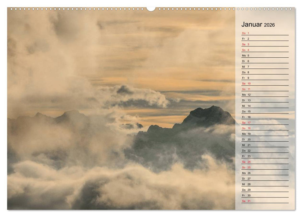 Das Oberstdorfer Allgäu (CALVENDO Premium Wandkalender 2026)