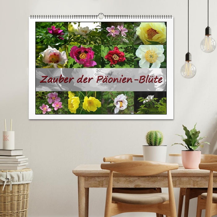 Zauber der Päonien-Blüte (CALVENDO Wandkalender 2026)