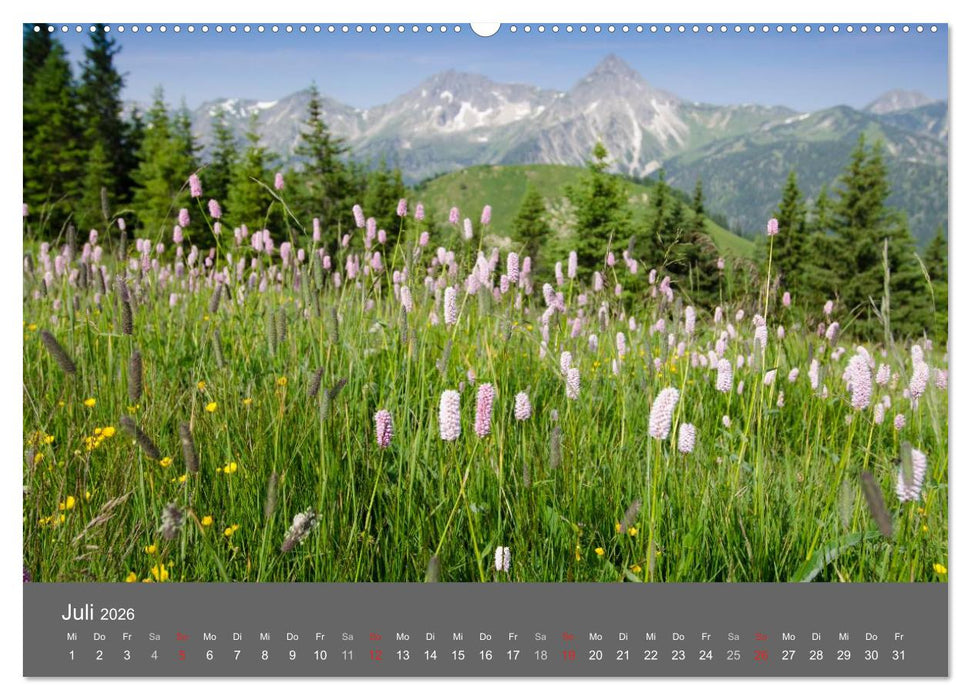 Tannheimer Tal (CALVENDO Premium Wandkalender 2026)