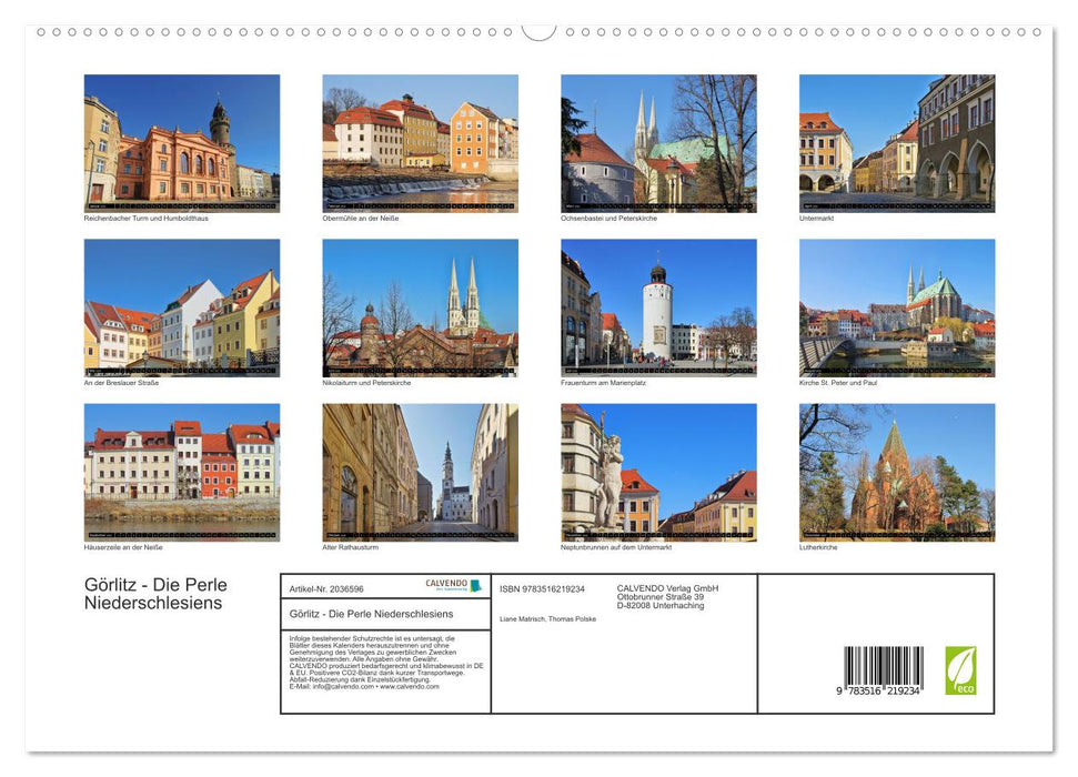 Görlitz - Die Perle Niederschlesiens (CALVENDO Premium Wandkalender 2026)