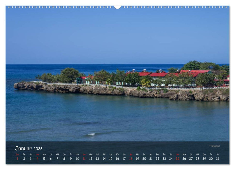 Kuba - Rundreise in Bildern (CALVENDO Premium Wandkalender 2026)
