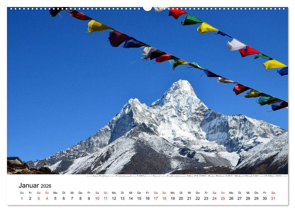 Solo Khumbu (CALVENDO Premium Wandkalender 2026)