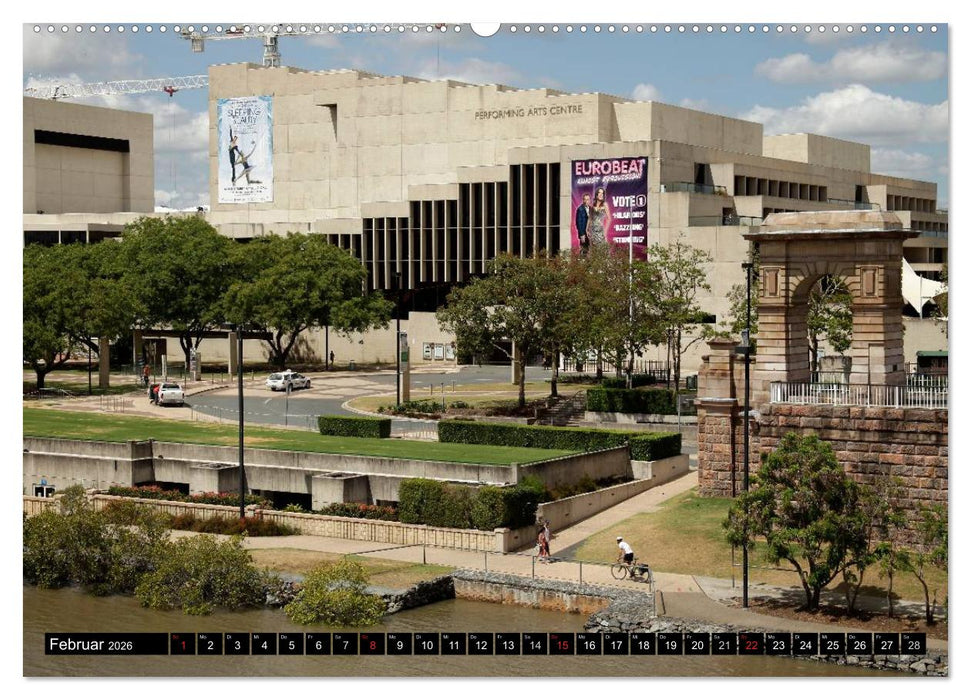 Brisbane (CALVENDO Wandkalender 2026)