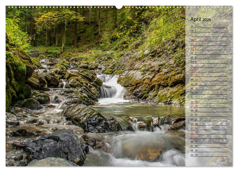Das Oberstdorfer Allgäu (CALVENDO Wandkalender 2026)