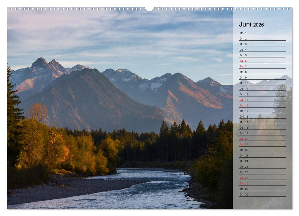 Das Oberstdorfer Allgäu (CALVENDO Wandkalender 2026)