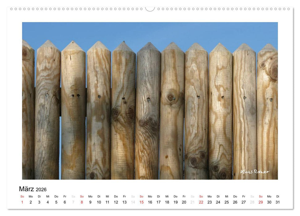 Holz - so vielfältig (CALVENDO Premium Wandkalender 2026)