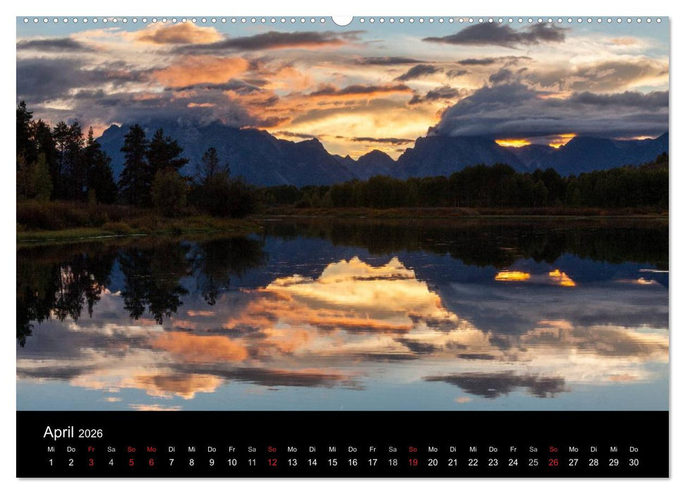 Wyoming & South Dakota (CALVENDO Premium Wandkalender 2026)