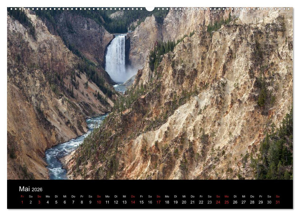 Wyoming & South Dakota (CALVENDO Premium Wandkalender 2026)