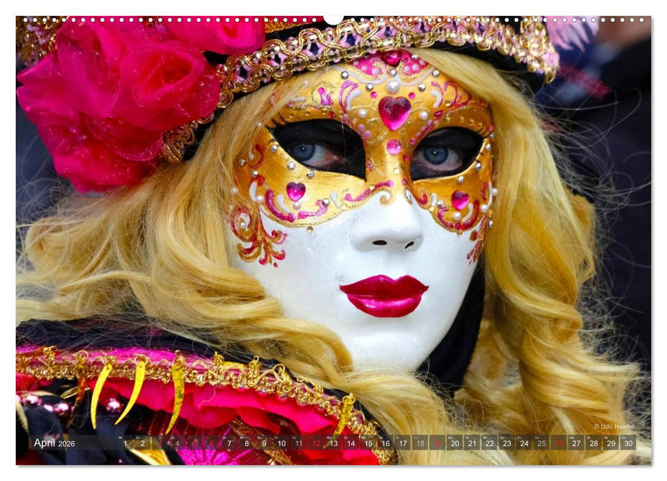 Magie der Masken (CALVENDO Premium Wandkalender 2026)